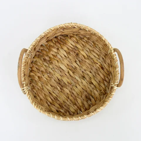 Water Hyacinth Tray Basket