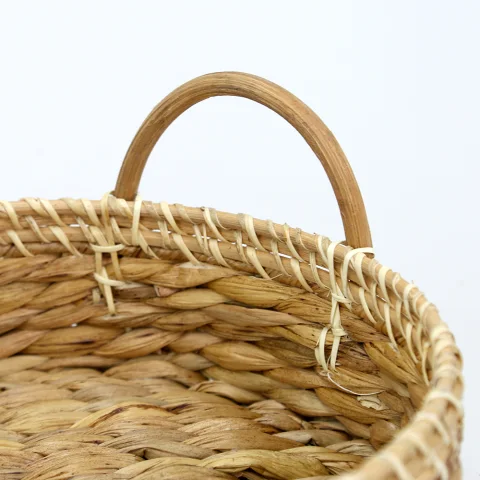 Water Hyacinth Tray Basket