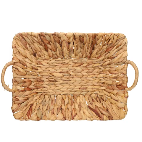 Water Hyacinth Tray Basket