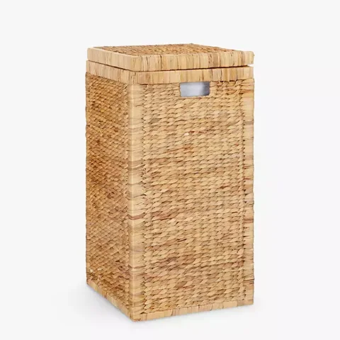 Rattan Export Water Hyacinth Laundry Hamper - REX-B00267