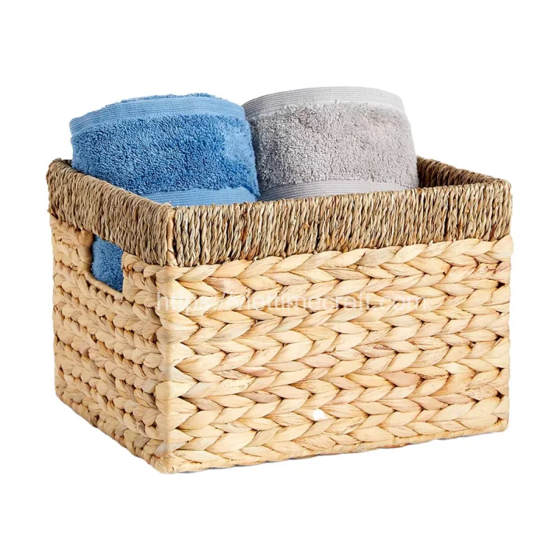 Water hyacinth storage basket