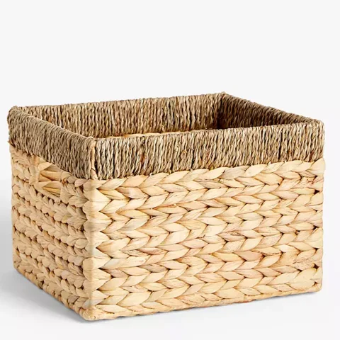 Water hyacinth storage basket