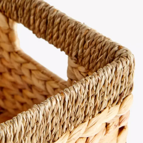 Water hyacinth storage basket