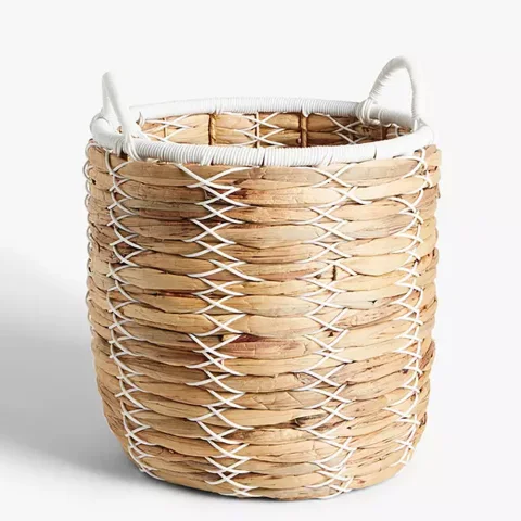 Water hyacinth storage basket