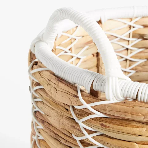 Water hyacinth storage basket