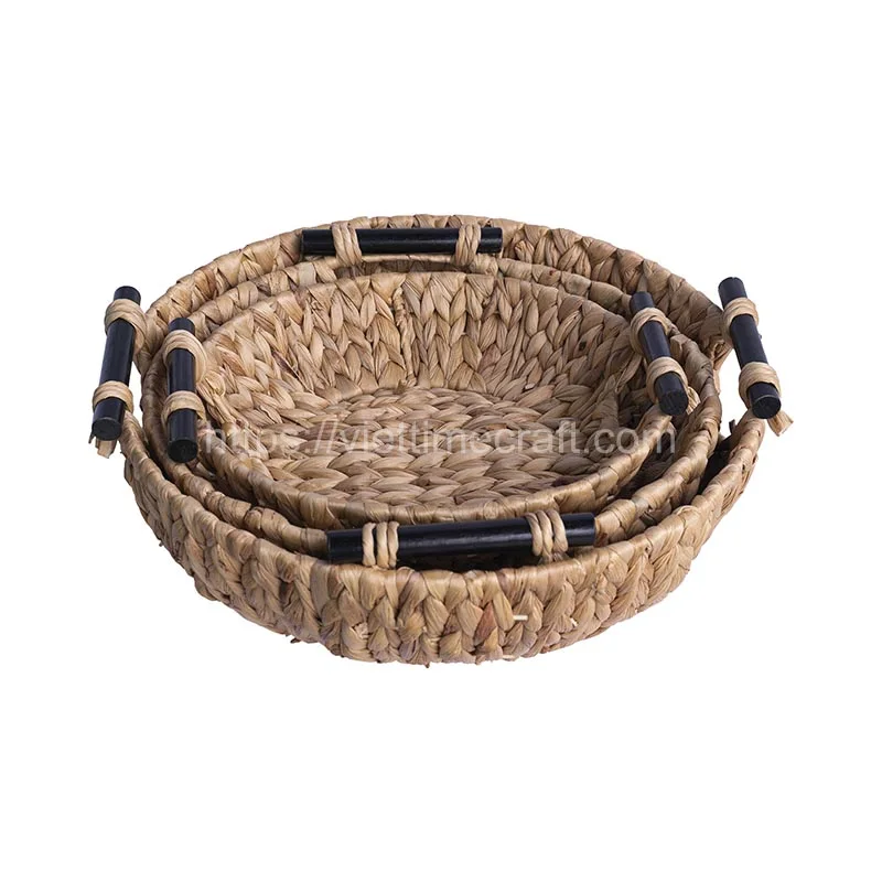 Water Hyacinth Tray With Handle – B00306