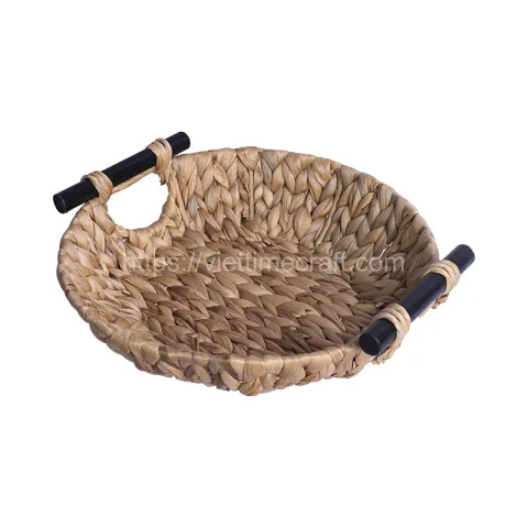 Water Hyacinth Tray With Handle – B00306