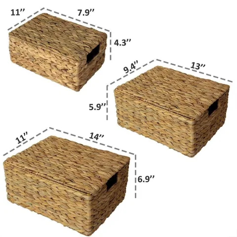 Water hyacinth storage basket Set