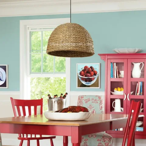 Water Hyacinth Pendant Shade