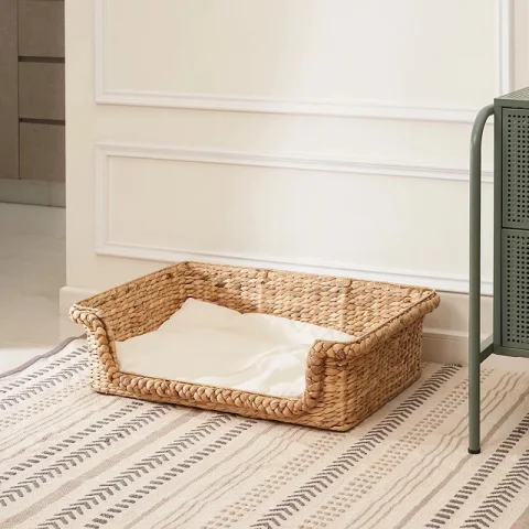 Rattan Export Jacinto de agua mimbre mascota cama - REX-B00299