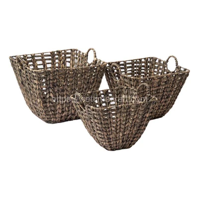 Water Hyacinth Basket Set