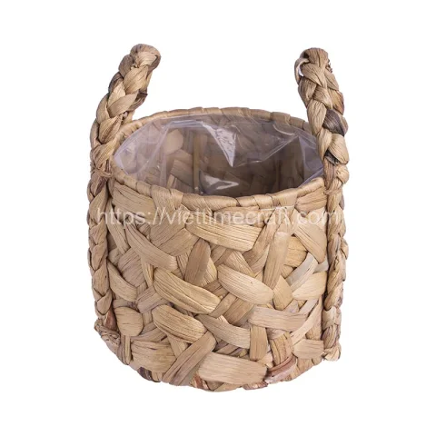 Natural Water Hyacinth Plant Holder – B00305