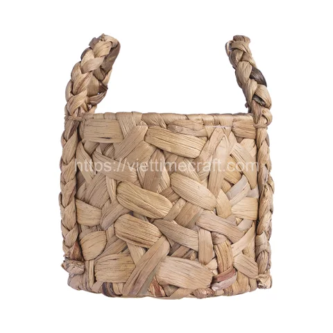 Natural Water Hyacinth Plant Holder – B00305