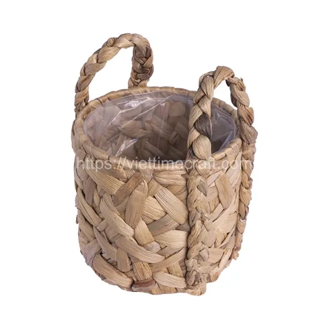 Natural Water Hyacinth Plant Holder – B00305