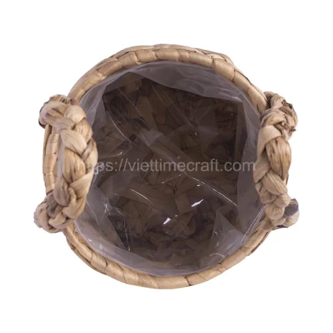 Natural Water Hyacinth Plant Holder – B00305