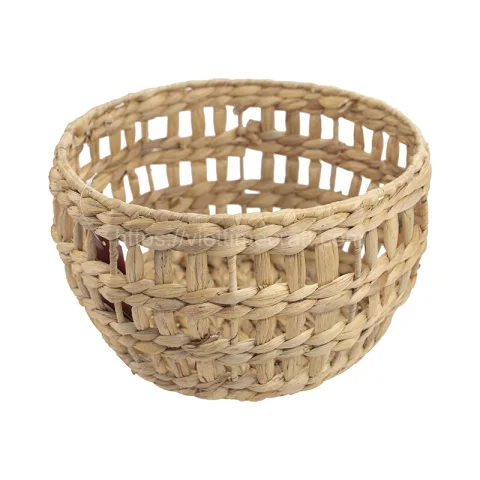 Round Water Hyacinth Basket