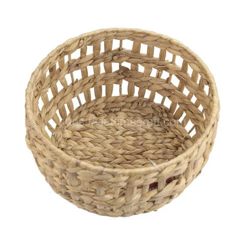 Round Water Hyacinth Basket