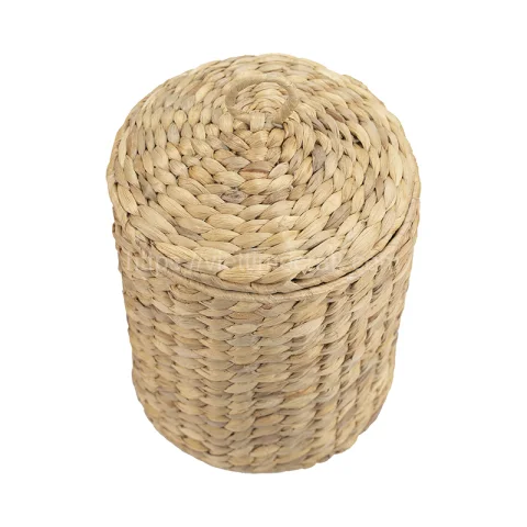 Water Hyacinth Basket With Lid
