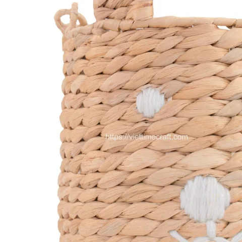 Water Hyacinth Bunny Basket for Easter