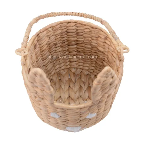Water Hyacinth Bunny Basket for Easter
