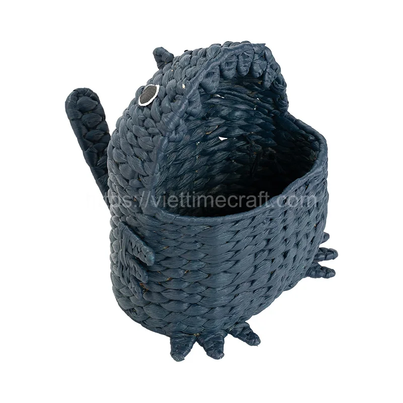 Adorable Dinosaur Water Hyacinth Storage Basket Wholesale