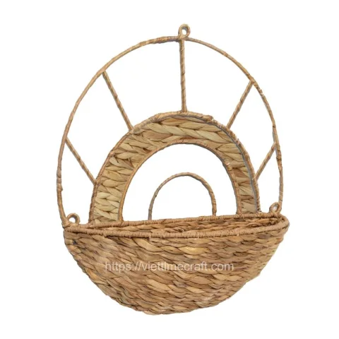 Rattan Export Thiết kế mới lục bình đồ treo tường kệ trang trí - REX-B00326