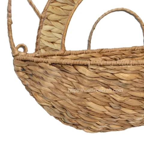 New Design Water hyacinth Wall Hanging Shelf Decor