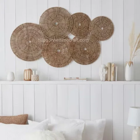 Set of 6 Seagrass Wall Decor – C00613