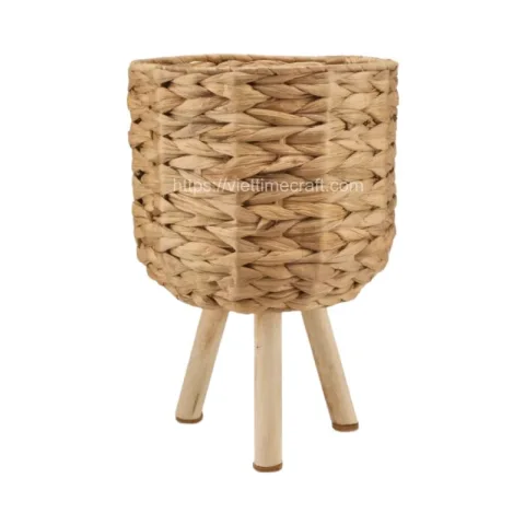 Water Hyacinth Planter With Leg