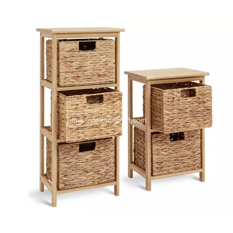 3 Drawer Storage Tower – Bamboo Wholesale