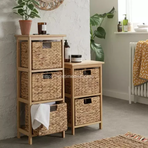 3 Drawer Storage Tower – Bamboo Wholesale