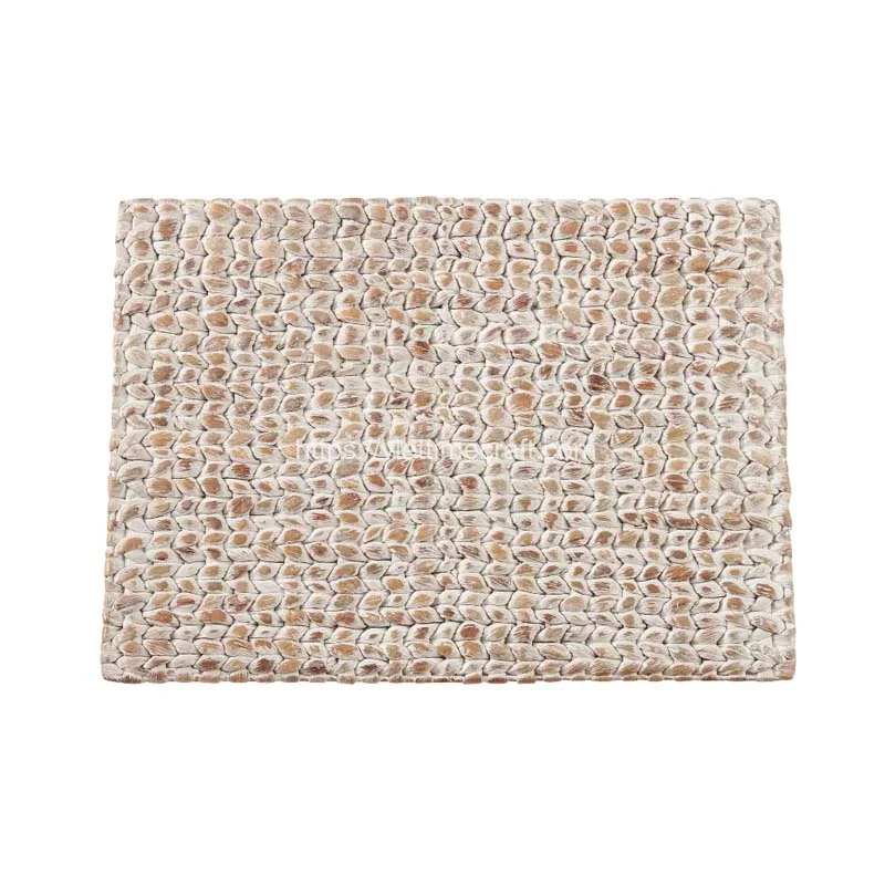 White Wash Water Hyacinth Placemat