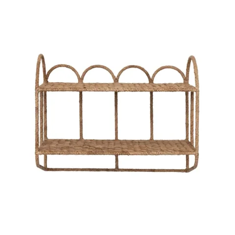Best Selling Water Hyacinth Wall Hanging Shelf Decor