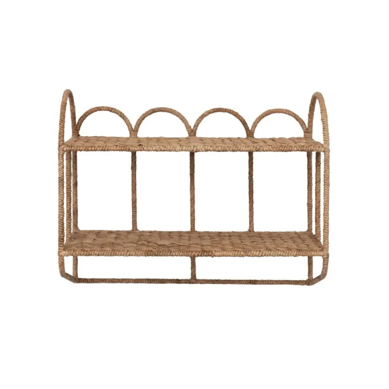 Best Selling Water Hyacinth Wall Hanging Shelf Decor