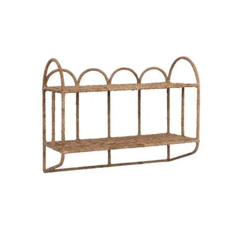 Best Selling Water Hyacinth Wall Hanging Shelf Decor