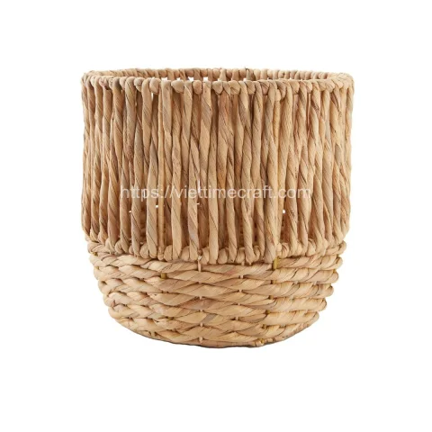 Home Decoration Water Hyacinth Planter With Plastic Pot