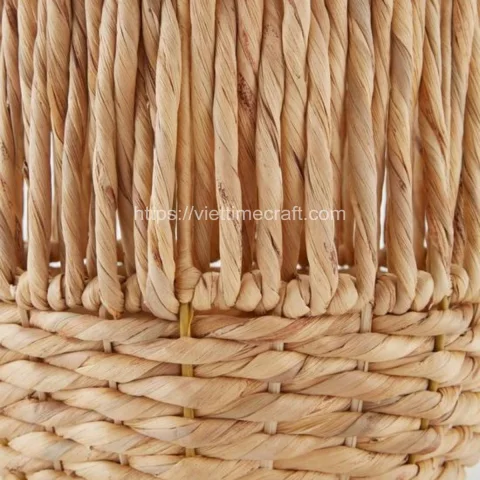 Home Decoration Water Hyacinth Planter With Plastic Pot