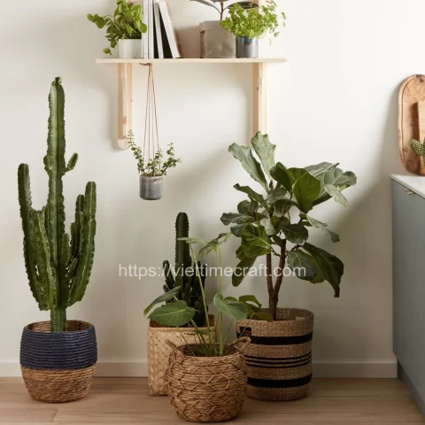 Wholesale Water Hyacinth Planter/ Flower Pot