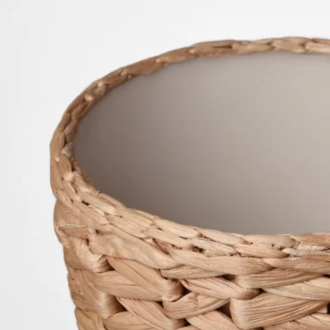 Handwoven Water Hyacinth Planter Pot