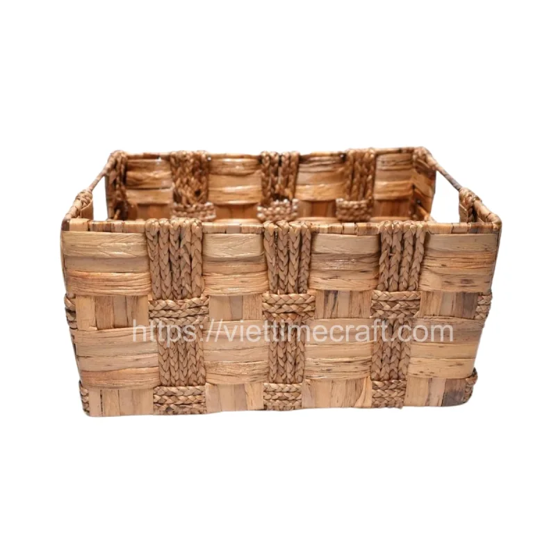 Creative Water Hyacinth Storage Basket
