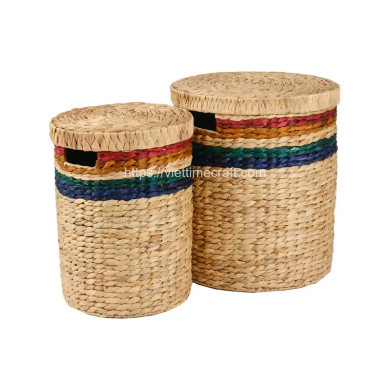 Wholesale Water Hyacinth Laundry Hamper