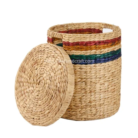 Wholesale Water Hyacinth Laundry Hamper