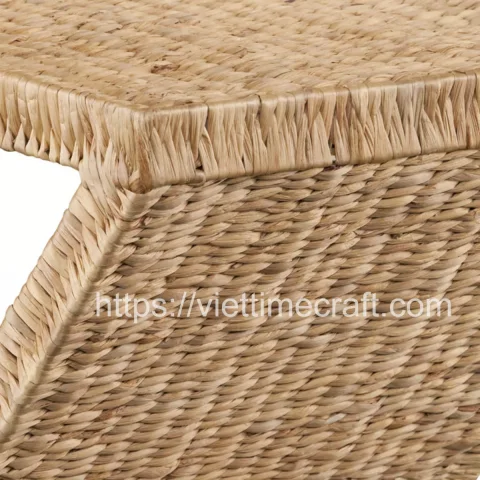 Z Shaped Water Hyacinth Side Table Vietnam Wholesale