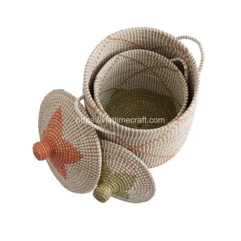 Cheap Price Seagrass Basket With Plastic String – C00671