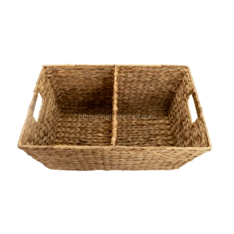 Handwoven Water Hyacinth Baskets On Wheels Wholesale