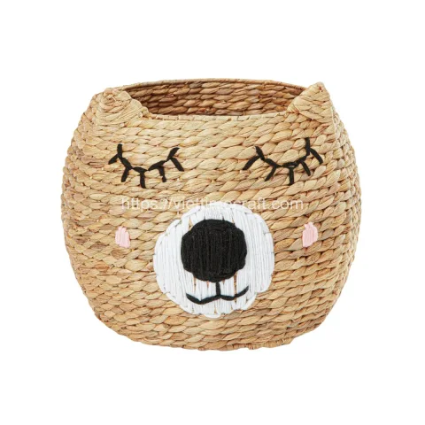 Teddy Shape Toy Storage Basket Wholesale