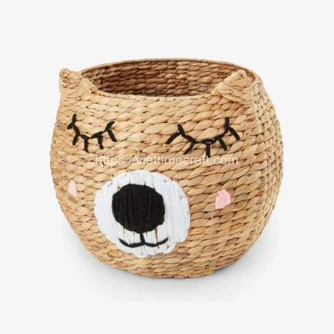 Teddy Shape Toy Storage Basket Wholesale
