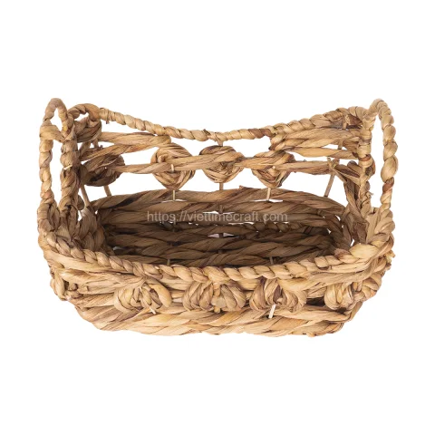 Set of 2 Water Hyacinth Basket Vietnam Wholesale