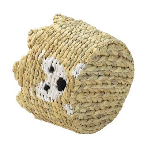 Hedgehog-Shaped Water Hyacinth Storage Basket Wholesale