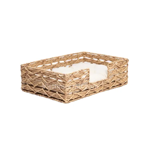 Natural Water Hyacinth Pet Bed Wholesale